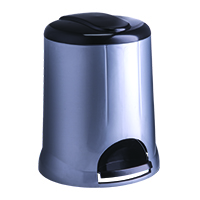 Pedal Bin (5 Ltr) (Silver)